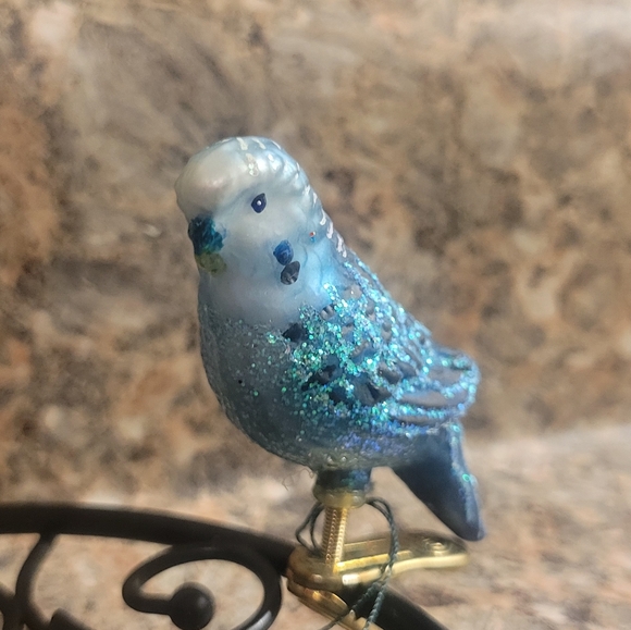 Old World Christmas 2006 "Miniature Parakeet" Clip-on Ornament - Picture 2 of 7